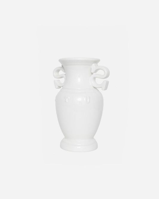 S HANDLE CERAMIC VASE