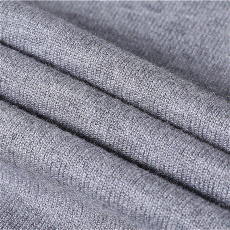 Herren Winter Rollkragenpullover, dick, lässig, einfarbig