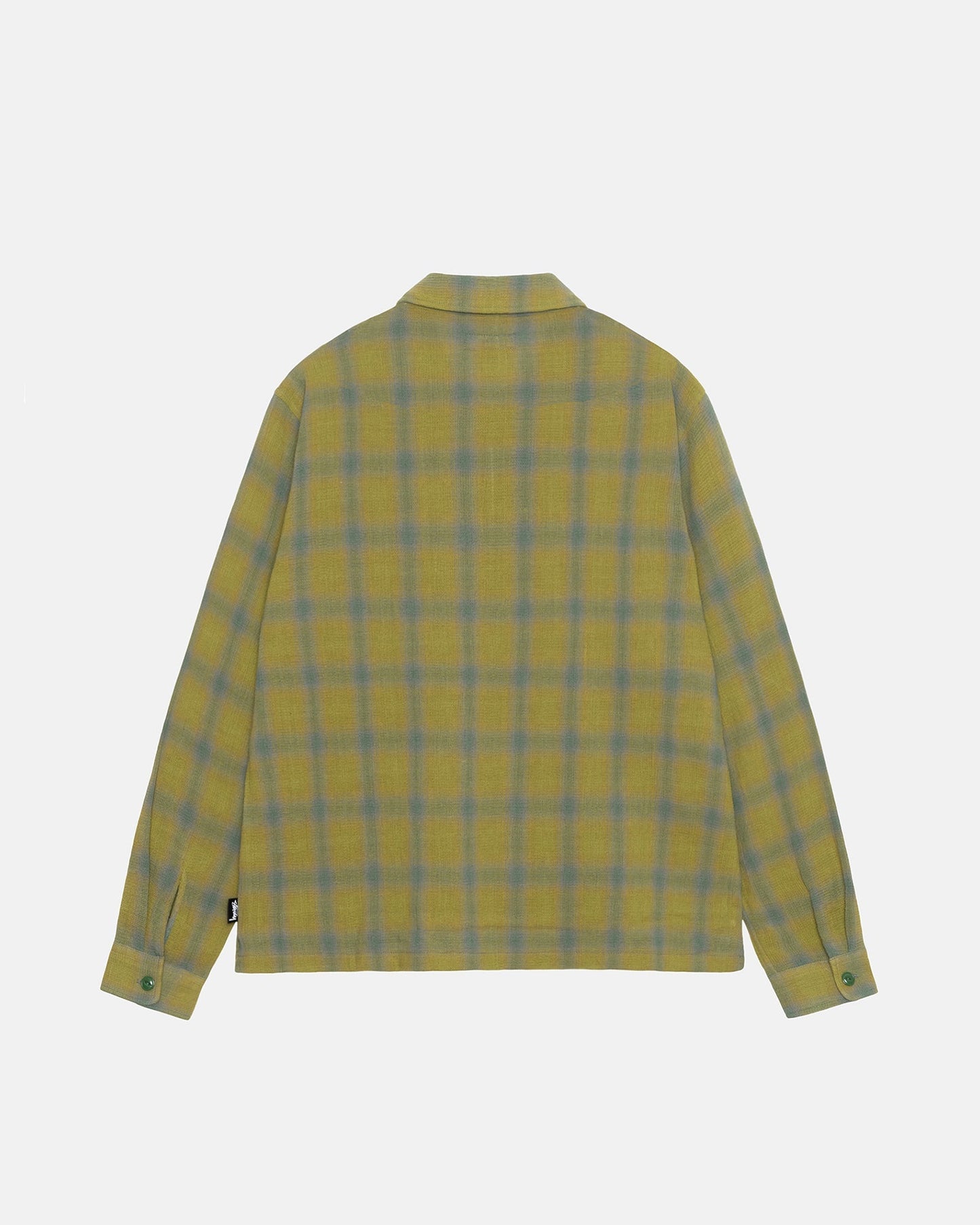 CHEMISE À FERMETURE ÉCLAIR EN CARREAUX DE FILS RETORS