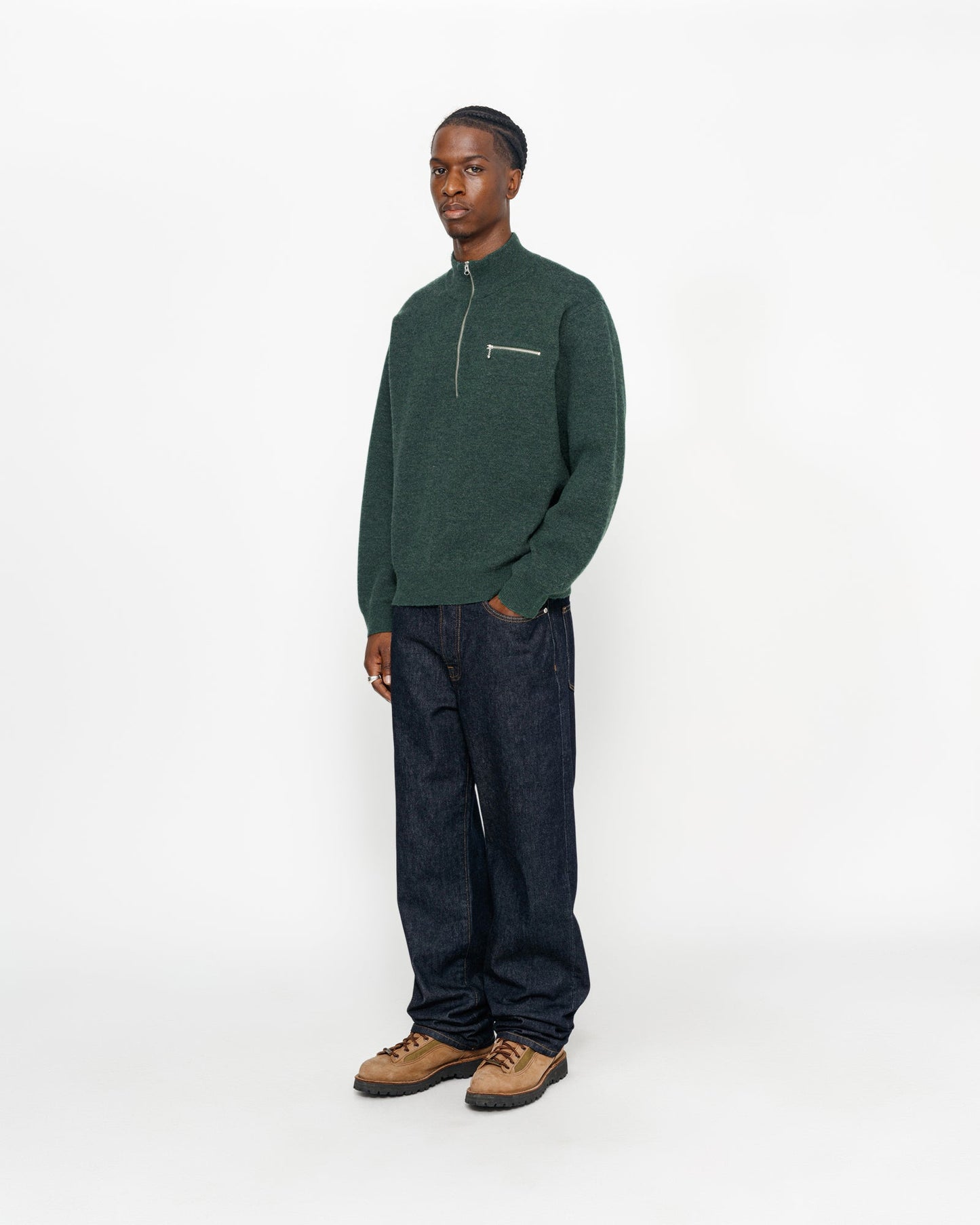 PULL COL MONTANT ZIPPÉ
