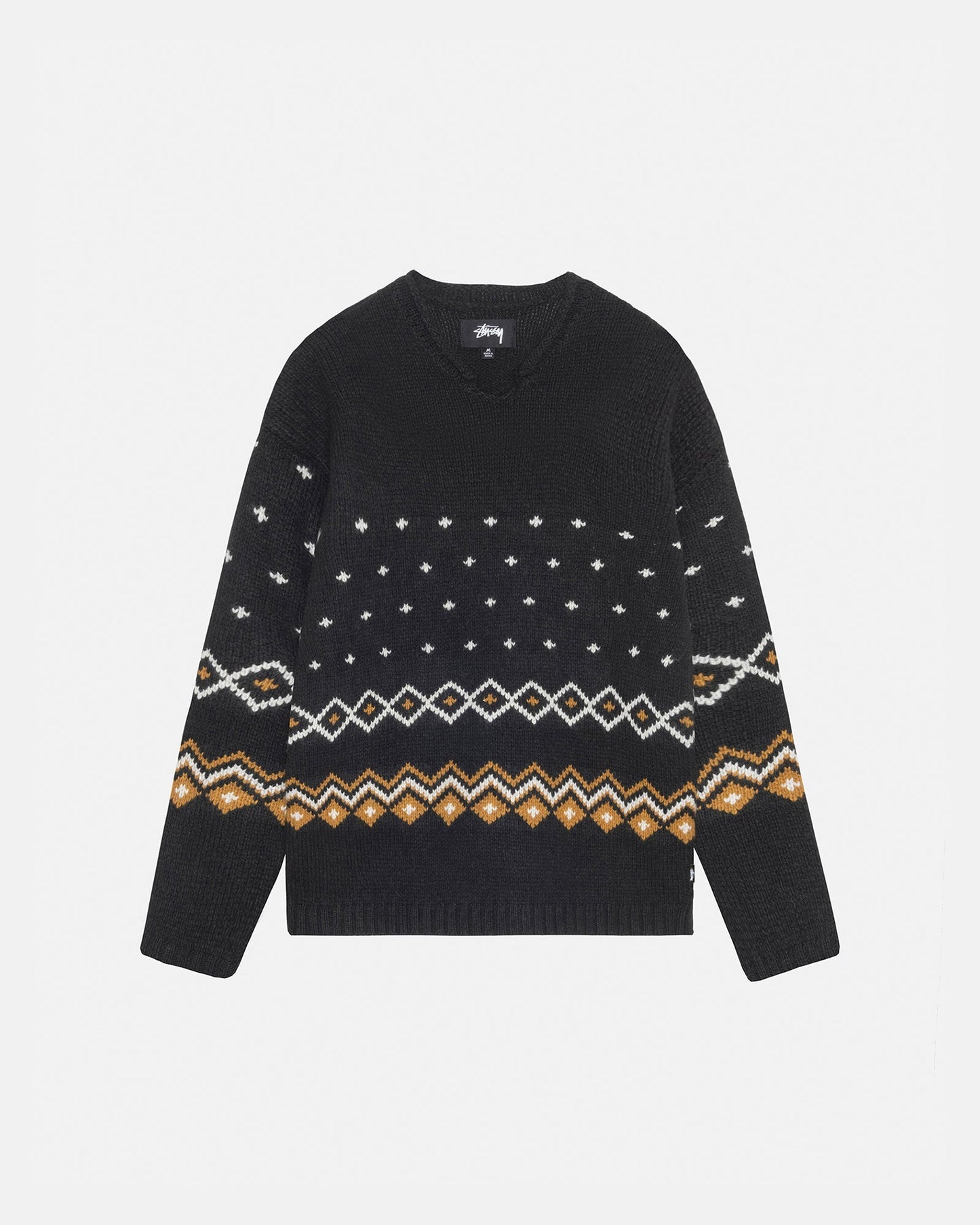 PULL EN LAINE FAIR ISLE À COL ROULÉ