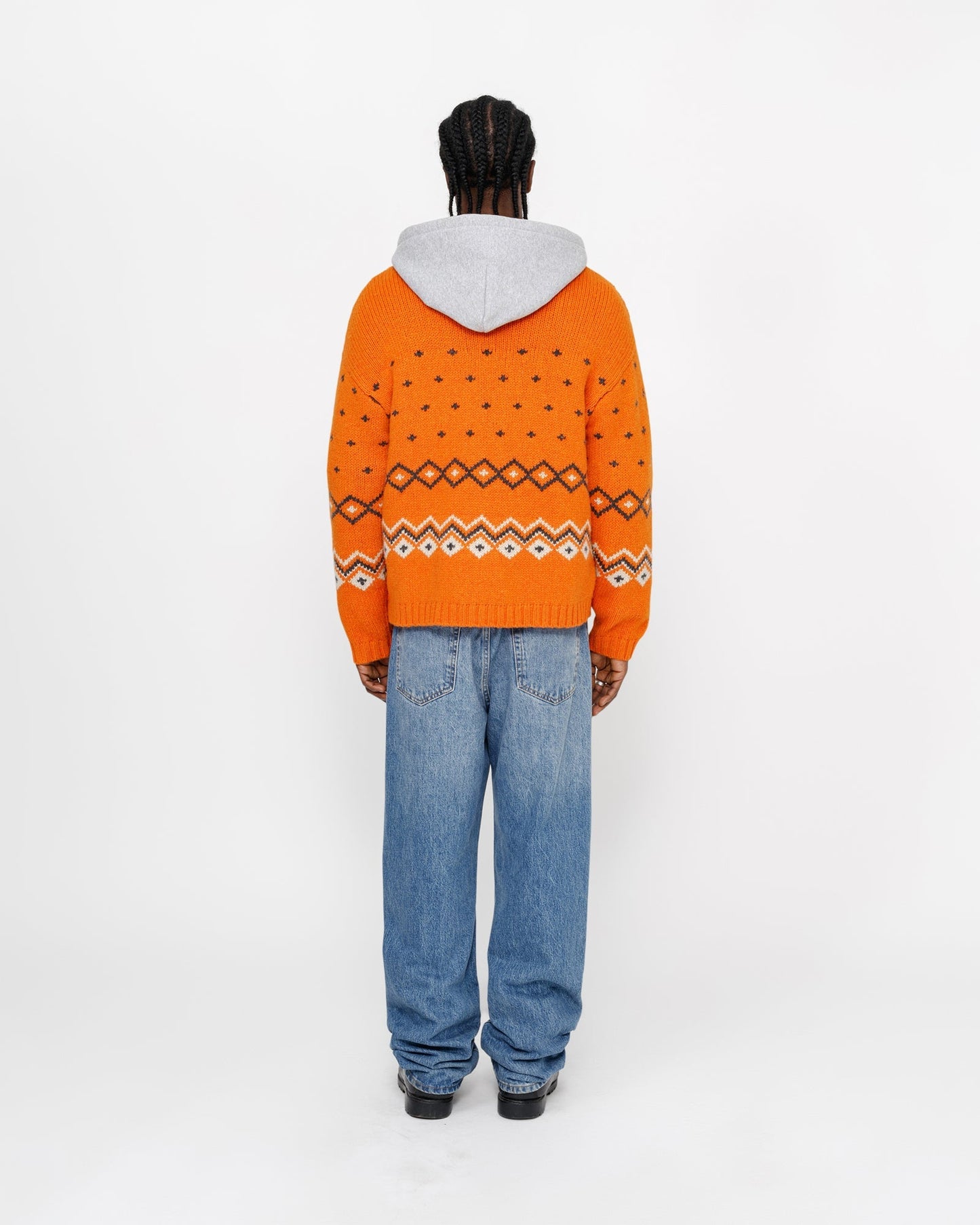 PULL EN LAINE FAIR ISLE À COL ROULÉ