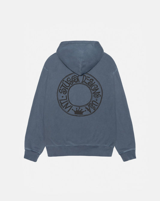 BUANA ZIP HOODIE PIGMENT DYED