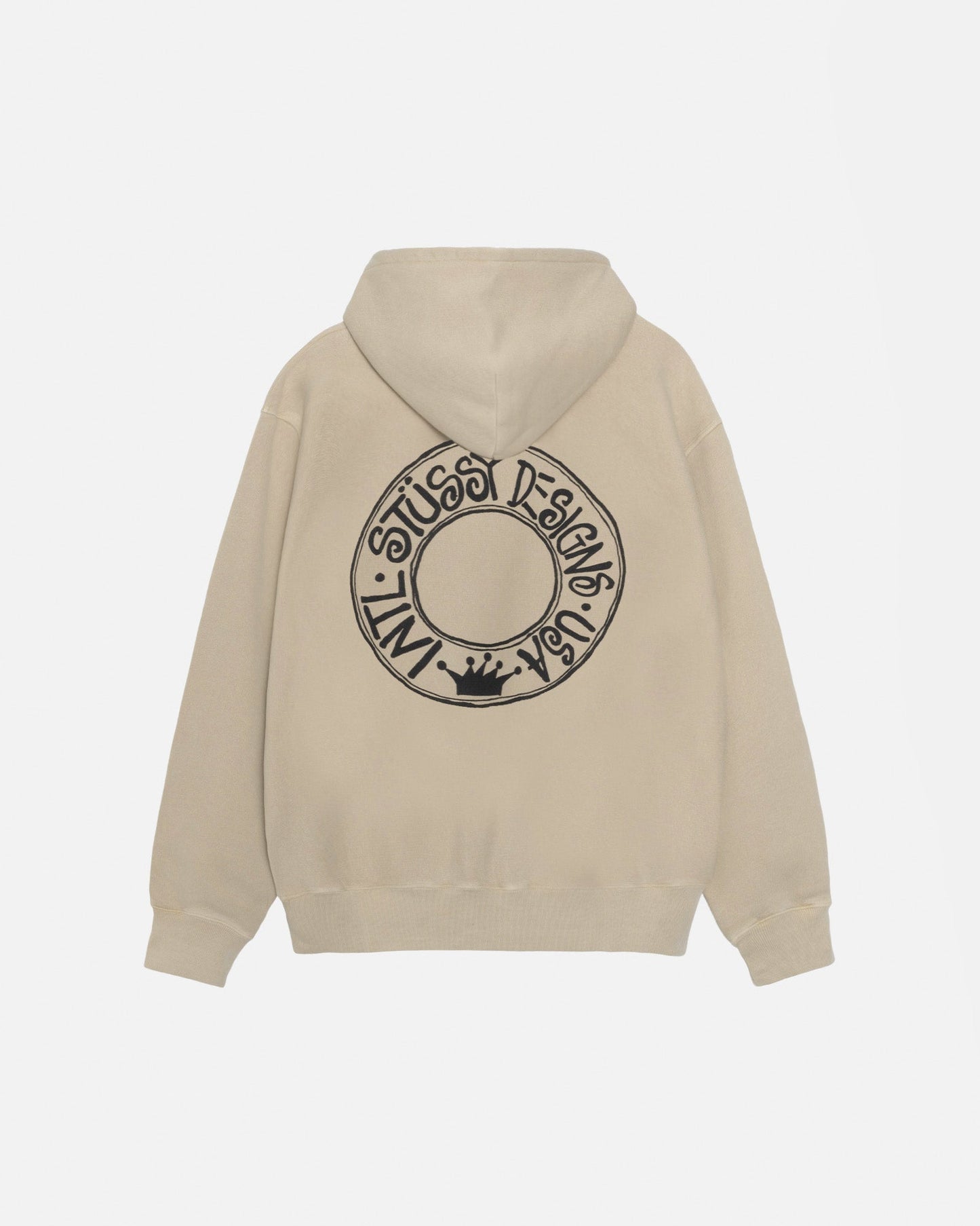 BUANA SWEAT À CAPUCHE ZIP PIGMENT TEINT