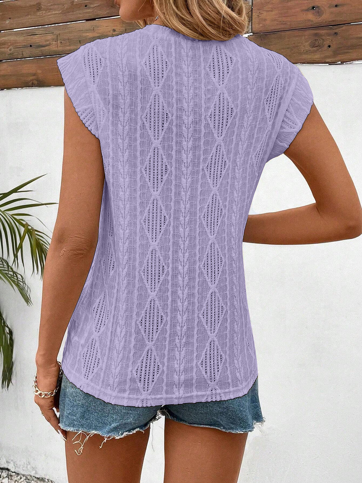 ✨Damen Sommer Klassisches Jacquard-Streifen-T-Shirt