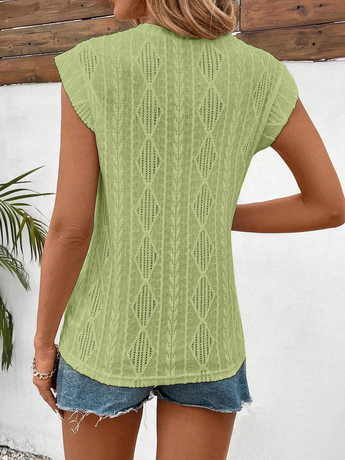✨Damen Sommer Klassisches Jacquard-Streifen-T-Shirt