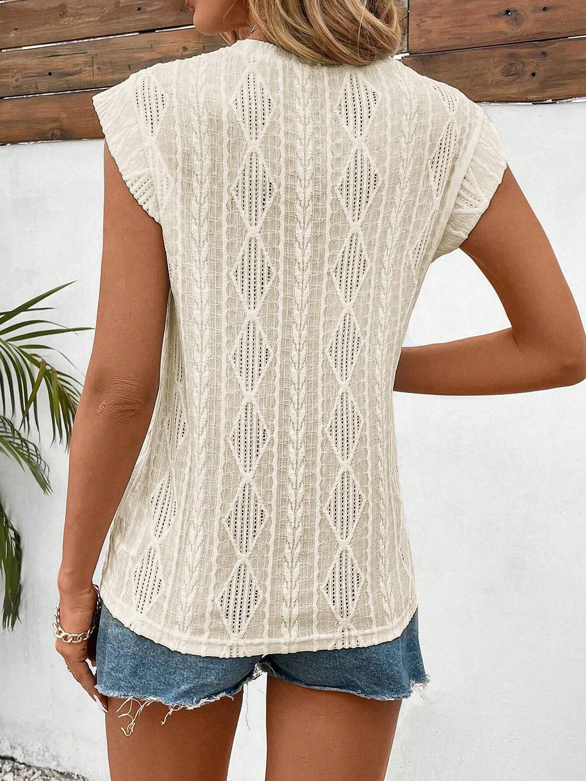 ✨Damen Sommer Klassisches Jacquard-Streifen-T-Shirt
