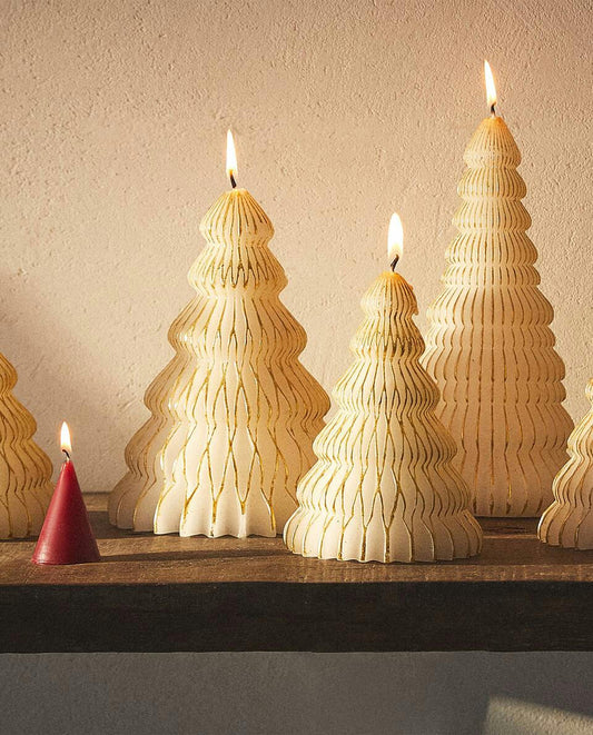 CHRISTMAS TREE DECORATIVE CANDLE
