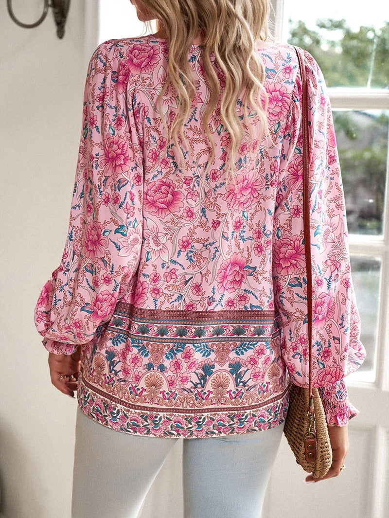 Sommer-Blumenshirt